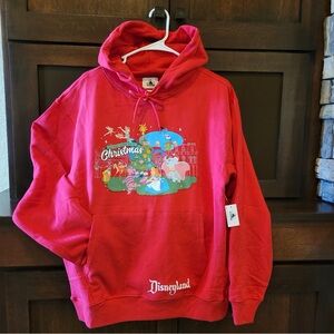 Disneyland Christmas Hoodie Sweatshirt Size S NWT